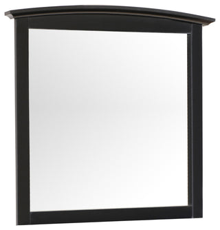 Cambria Arched Mirror, Black