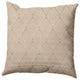 Lifeflor Diamond Decorative Throw Pillow, Basswood Brown, 26"x26"