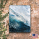 Ocean Wave Art Wooden Wall Art, Petite 7.5x5.5