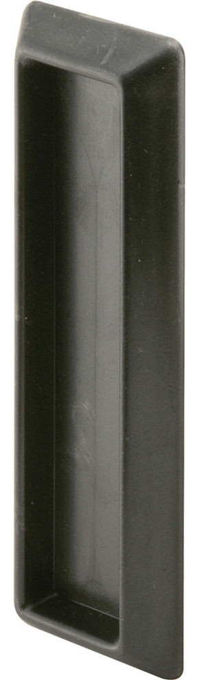 Self-Adhesive Window Finger Pull, Black Plastic, 4Pack
