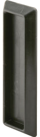 Self-Adhesive Window Finger Pull, Black Plastic, 4Pack