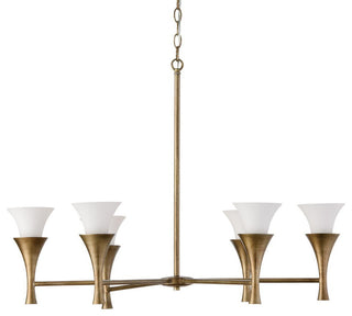 Capital Lighting 455761 Nola 6 Light 34"W Candle Style Chandelier - Mystic