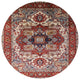 Ahgly Company Indoor Round Mid-Century Modern Area Rugs, 8' Round