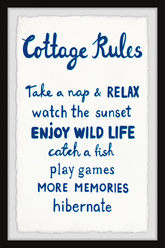 "Enjoy Wild Life" Framed Painting Print, 16x24