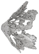 Perforated Splash Bowl Wall Art, Silver Leaf