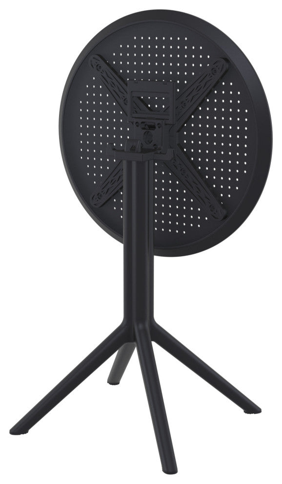 Sky Round Folding Table 24" Black