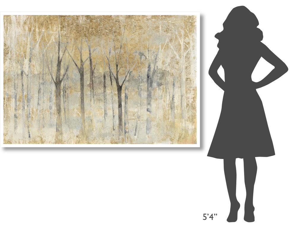 "Seasons End Gold" Digital Paper Print by Avery Tillmon, 62"x42"