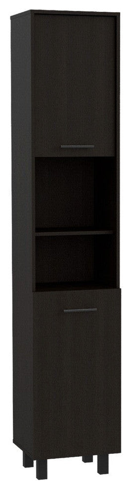 Pantry Cabinet Almada, Kitchen, Black