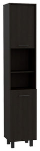 Pantry Cabinet Almada, Kitchen, Black