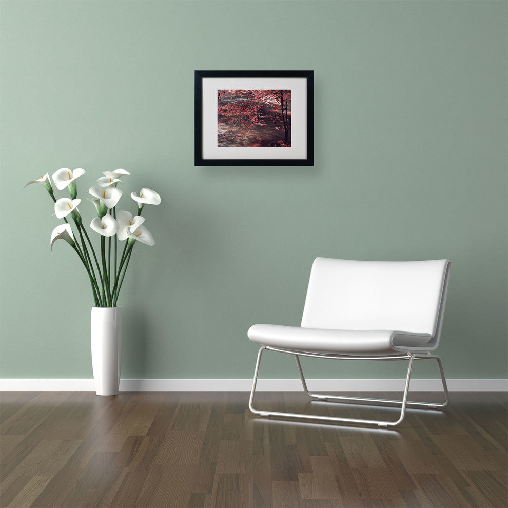 'Autumn Serenade' Matted Framed Canvas Art by Philippe Sainte-Laudy