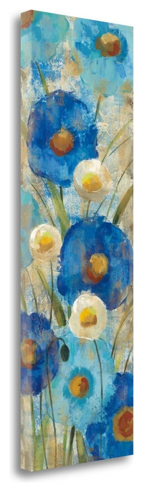 "Sunkissed Blue And White Flowers II" By Silvia Vassileva, Gallery Wrap Canvas