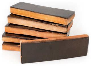 Hand Painted 2x6 Solid Color Moroccan Tile ,Brown