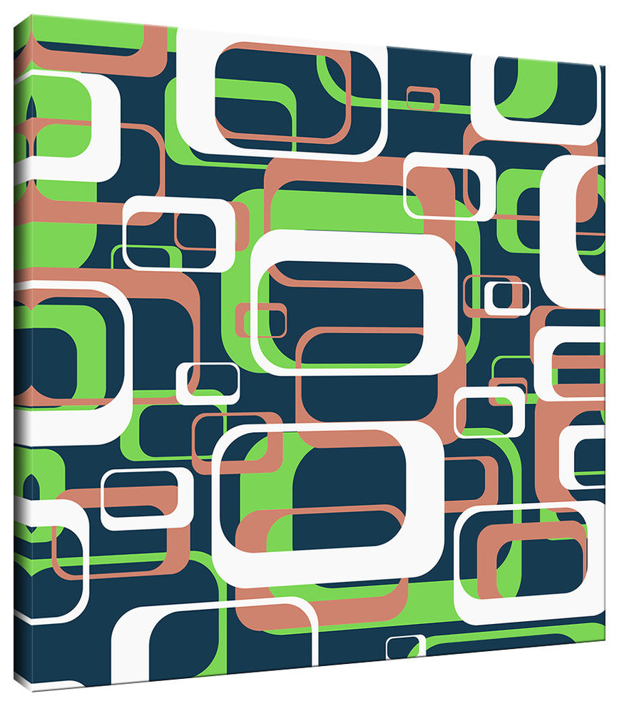 Geometric Study XIV Canvas Wall Art, Single Panel