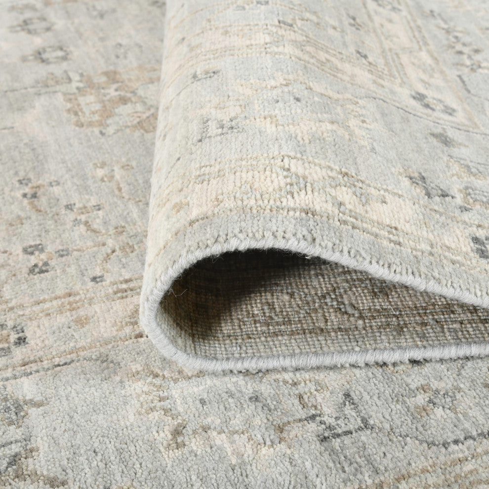 Nuit Arabe Lodi Area Rug Ice Blue, 2' X 3'