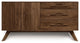 Copeland Audrey 3 Drawers On Right, 2 Doors On Left Buffet, Smoke Cherry