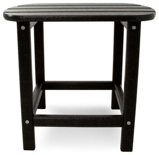 Polywood South Beach 18" Side Table, Black