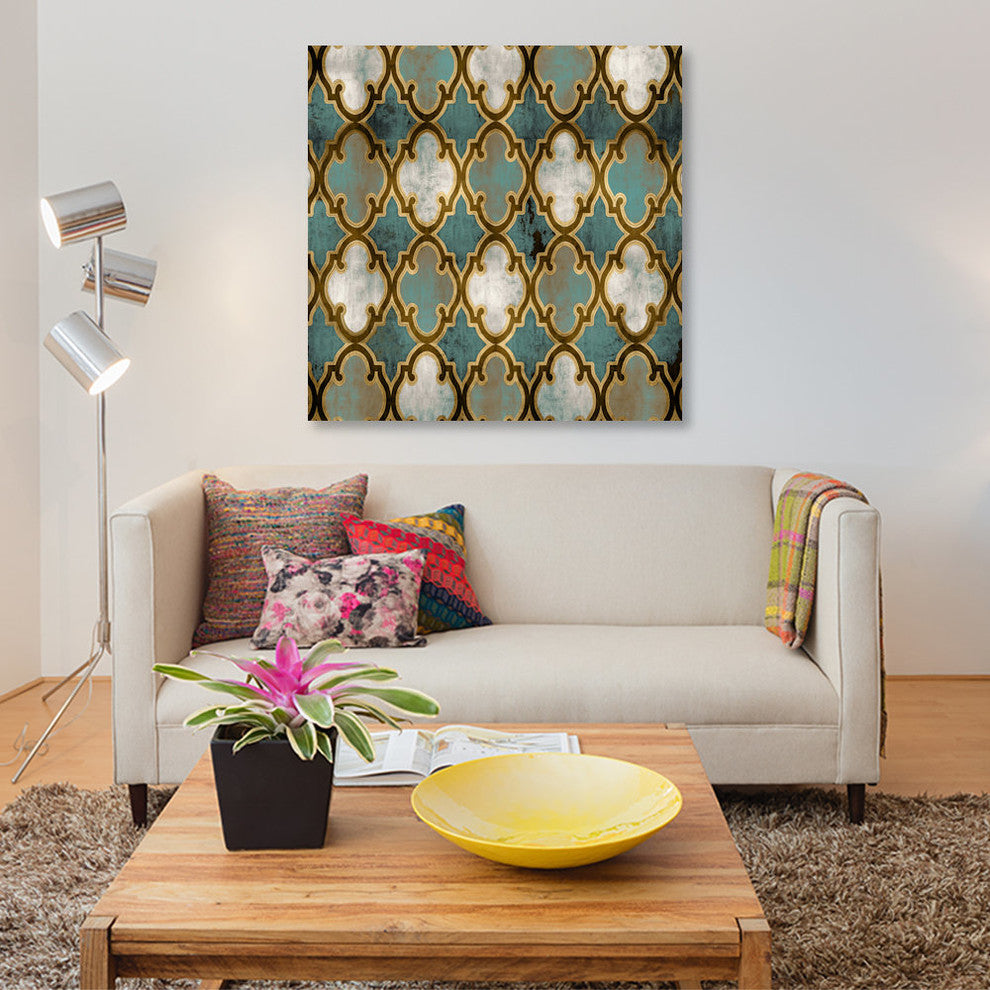 "Global Inspiration I" by Ellie Roberts, Canvas Print, 26"x26"