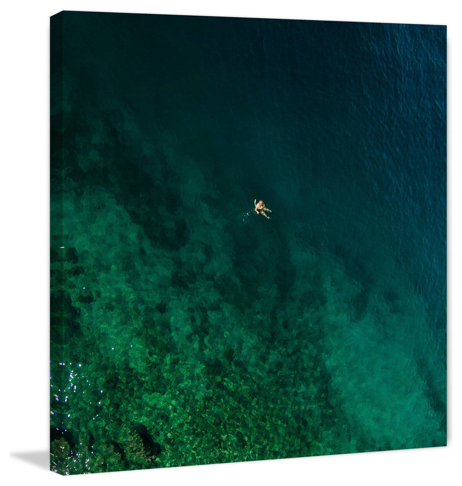 "Alone On A Float" Print on Canvas by Karolis Janulis
