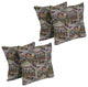 17" Tapestry Throw Pillows With Inserts, Set of 4, Route 66