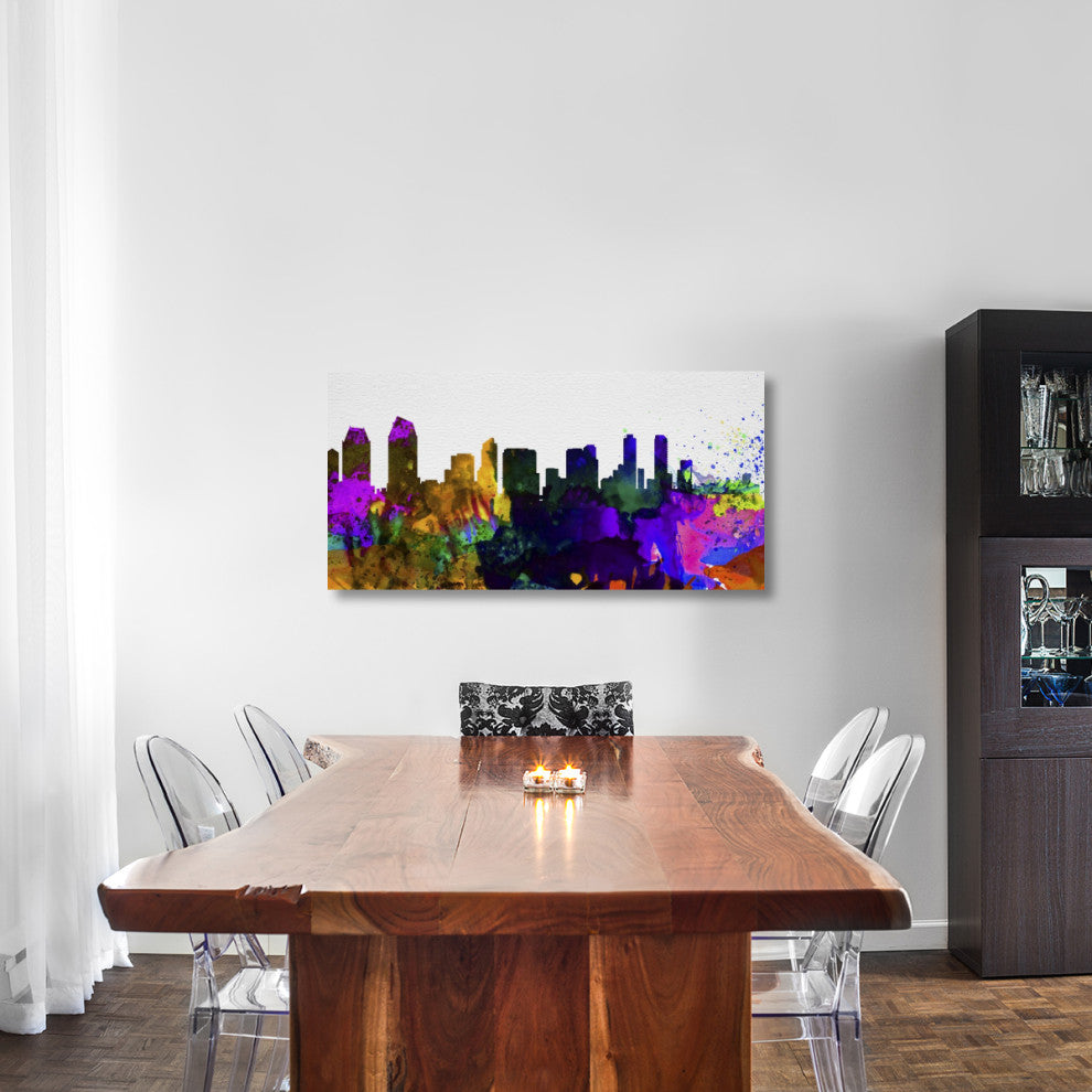 "San Diego City Skyline" Fine Art Print