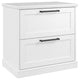 Bush Westbrook 2 Drawer Lateral File Cabinet in White Ash - Engineered Wood