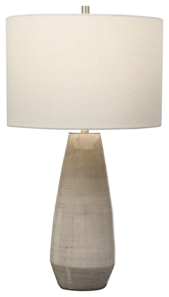 Uttermost Volterra Taupe-Gray Table Lamp 28394-1
