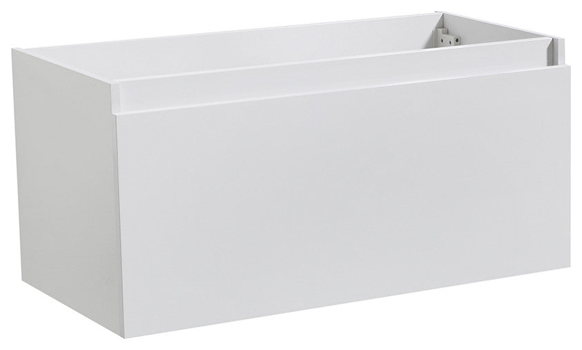 Fresca Mezzo 36" White Wall Hung Cabinet