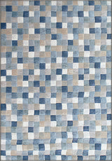 Eclipse 63339-6121 Area Rug, Multi Blue, 5'3"x7'7"