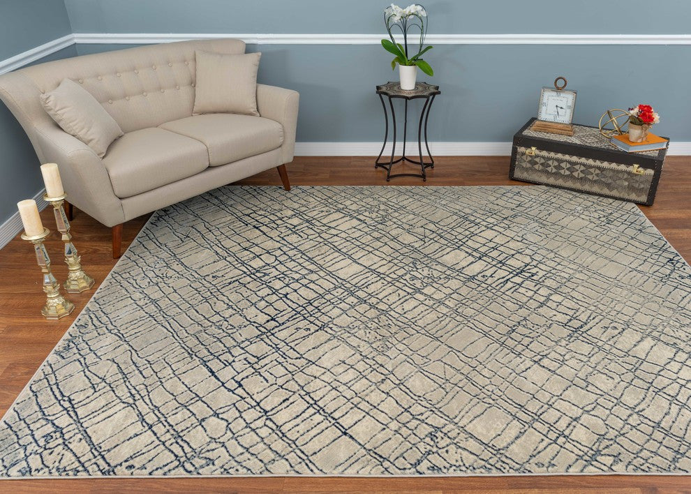 Noori Rug Lagoon Jenifer Beige/Navy Rug