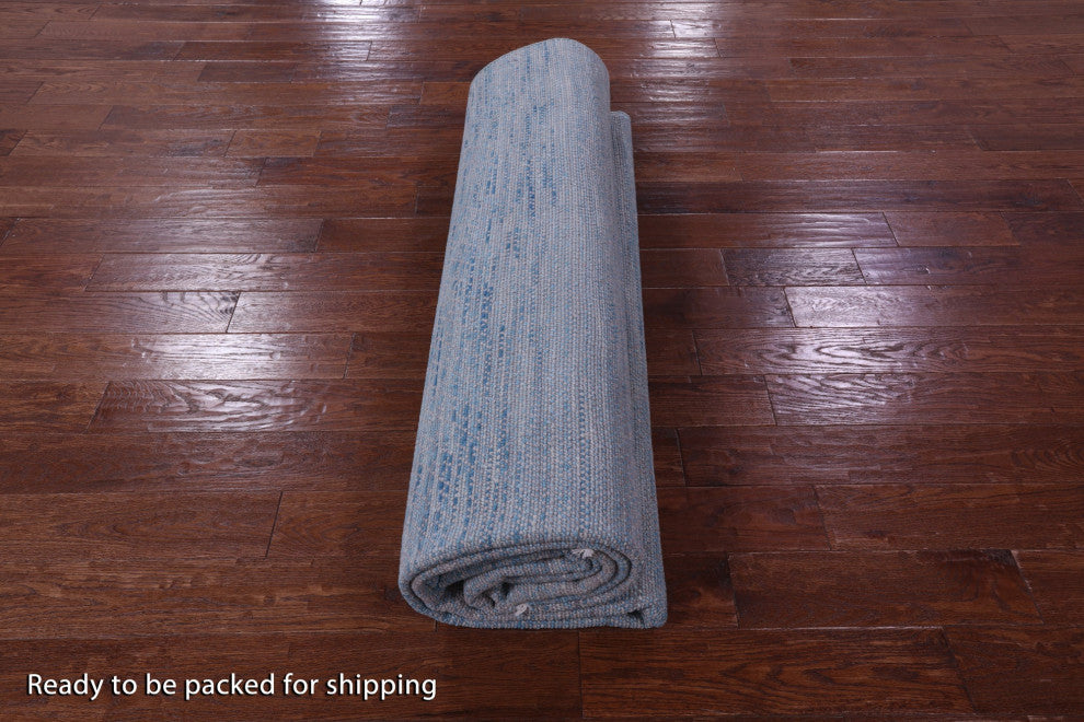 9' 1" X 12' 0" Handmade Savannah Grass Wool Rug - Q13242