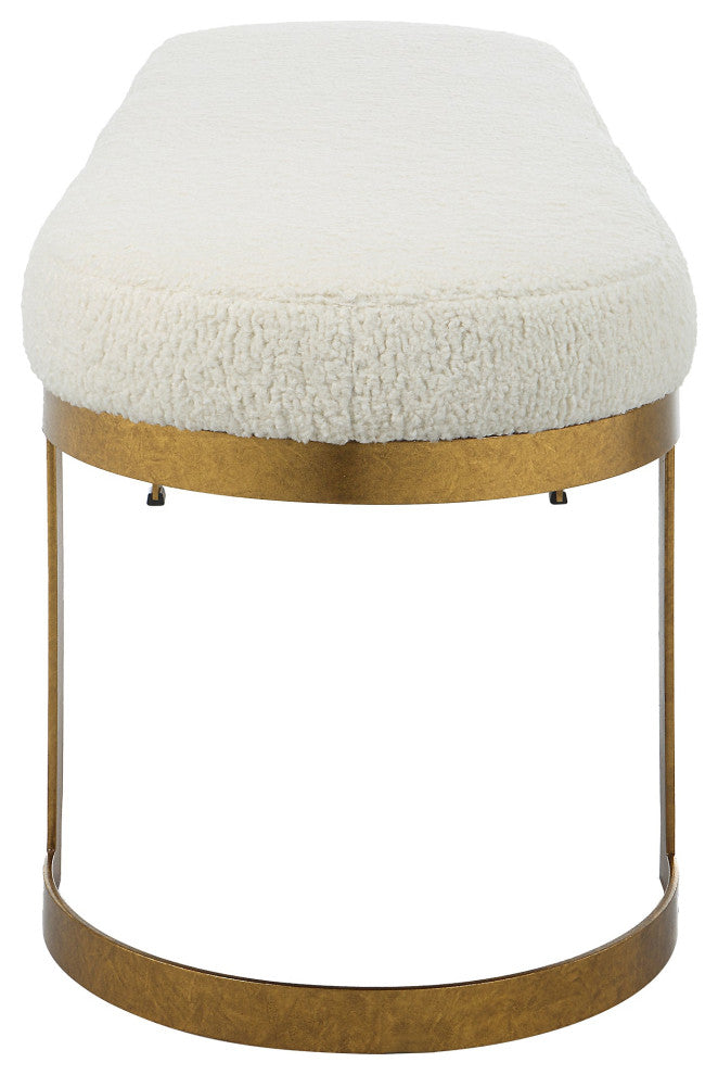 Uttermost Infinity Gold Bench