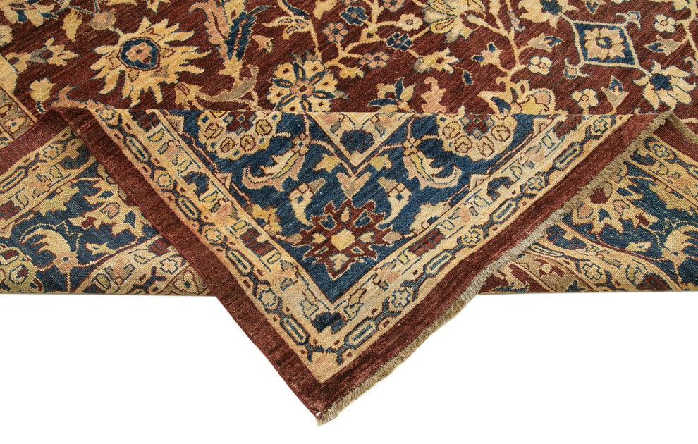 Rug N Carpet - Handwoven Oriental 10' 0" x 14' 0" Decorative Large Oushak Rug