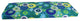 51"X19" Patterned Outdoor Spun Polyester Loveseat Cushion, Luxury Azure