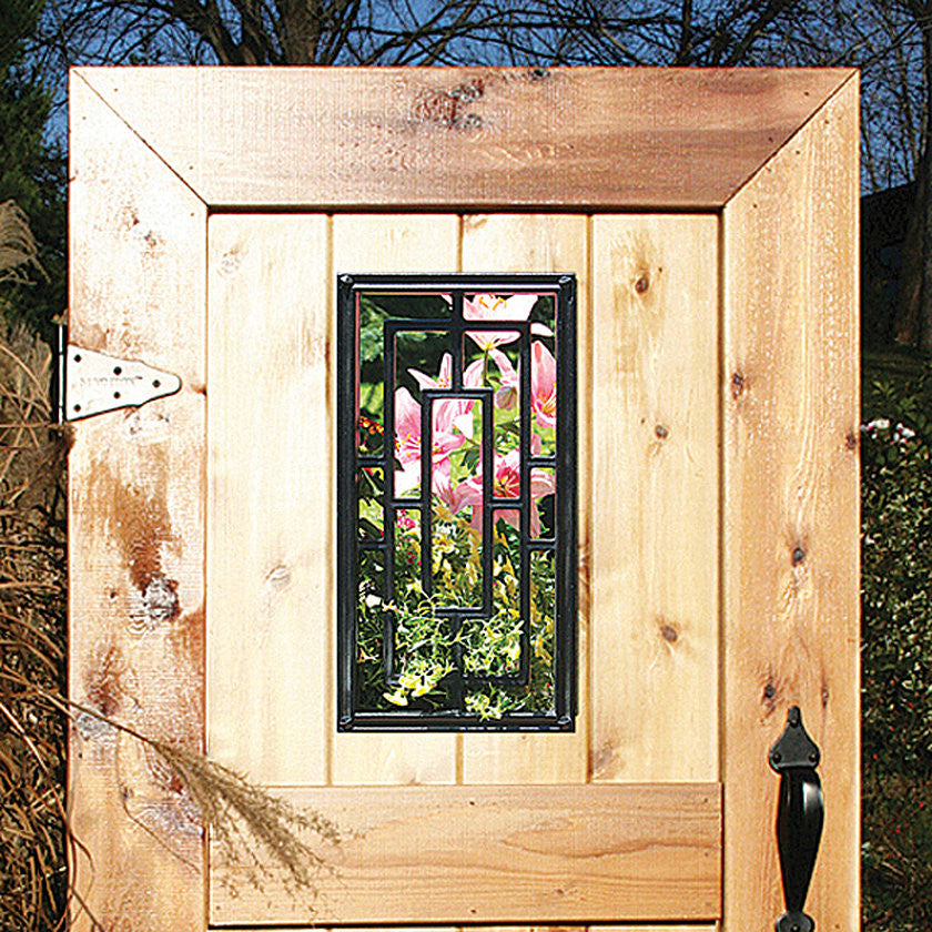 Rectangle Aluminum Door Insert, 17" x 9" (ACW57)