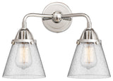 Small Cone Bath Vanity Light, Polished Chrome, Seedy, Seedy