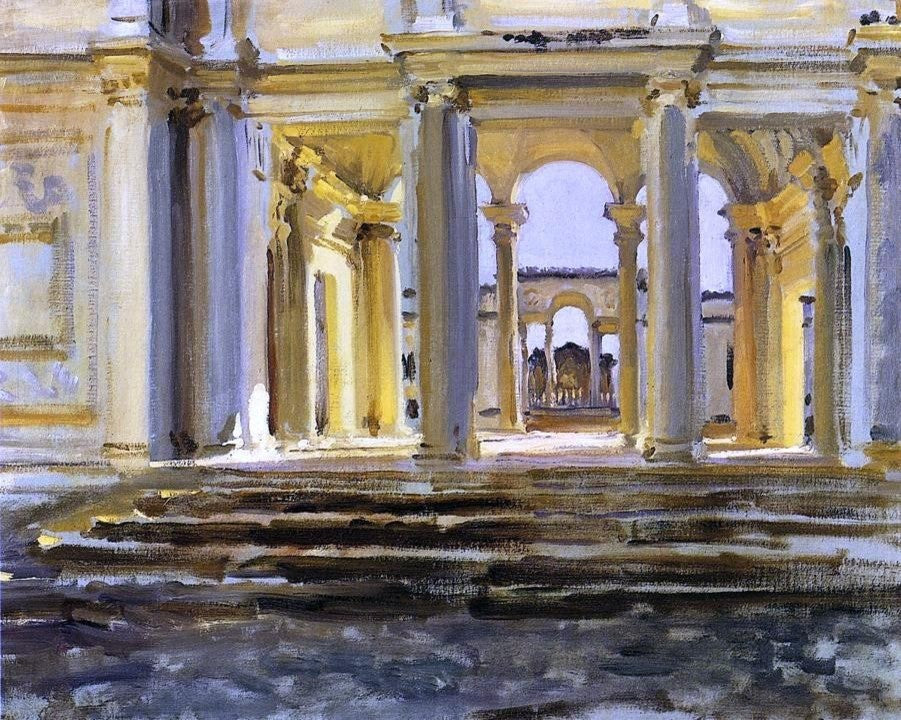 John Singer Sargent Villa Papa Giulla, 20"x25" Wall Decal