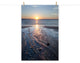 Low Tide Ravine Landscape Photo, Beach Unframed Wall Art Print, 18" X 24"
