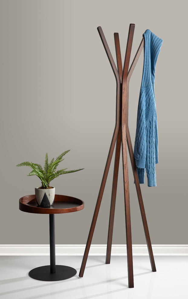 Toby Coat Rack, Walnut