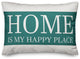 Home is my Happy Place 14x20 Indoor / Outdoor Pillow
