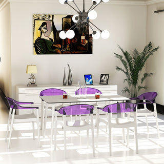 Compamia Maya Rectangle Outdoor Table, White