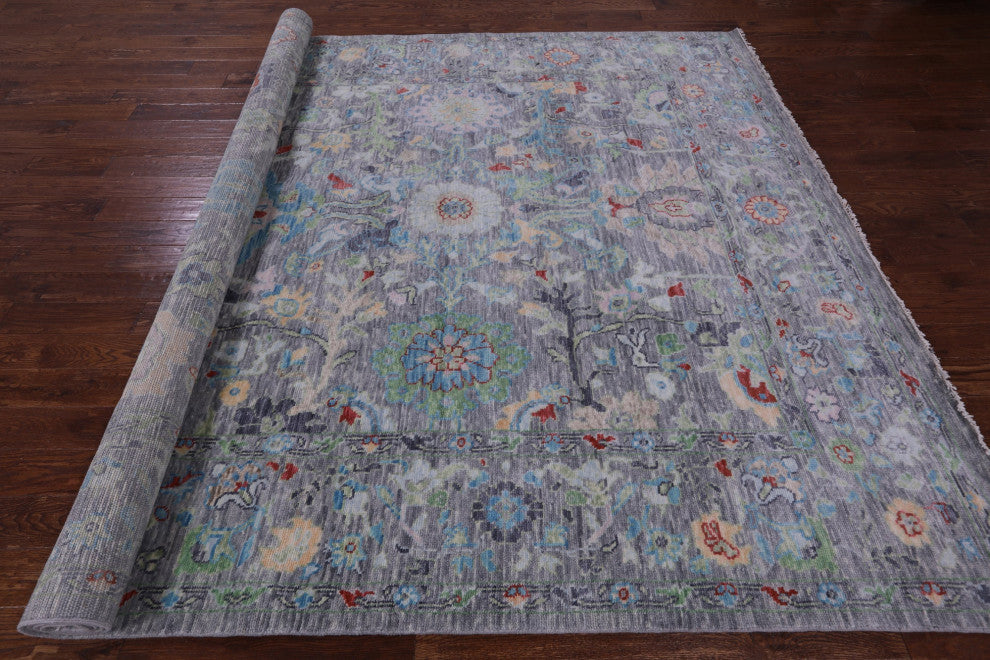 8' 11" X 12' 0" Turkish Oushak Handmade Wool Rug - Q13422