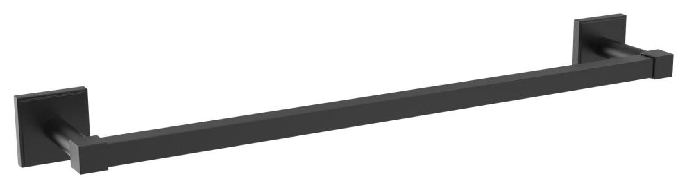 Appoint Traditional Towel Bar, Matte Black, 18" Center-to-Center