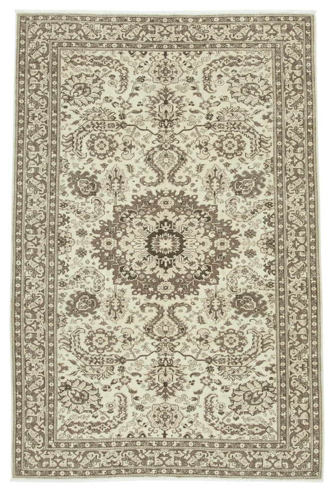 Rug N Carpet - Handmade Turkish 6' 5'' x 9' 9'' Rustic Area Rug
