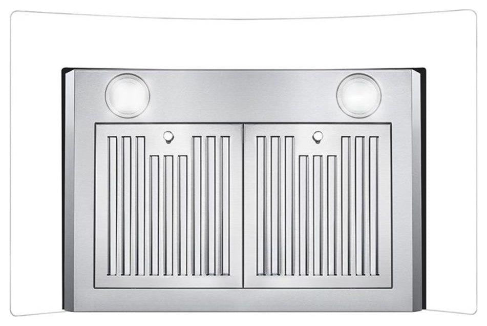 Cosmo 30 in. 380 CFM Ducted Wall Mount Stainless Steel Range Hood in Silver