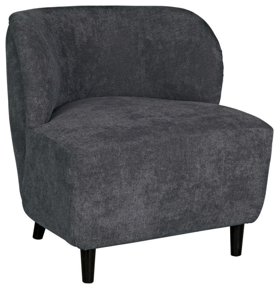 Laffont Chair With Grey Fabric