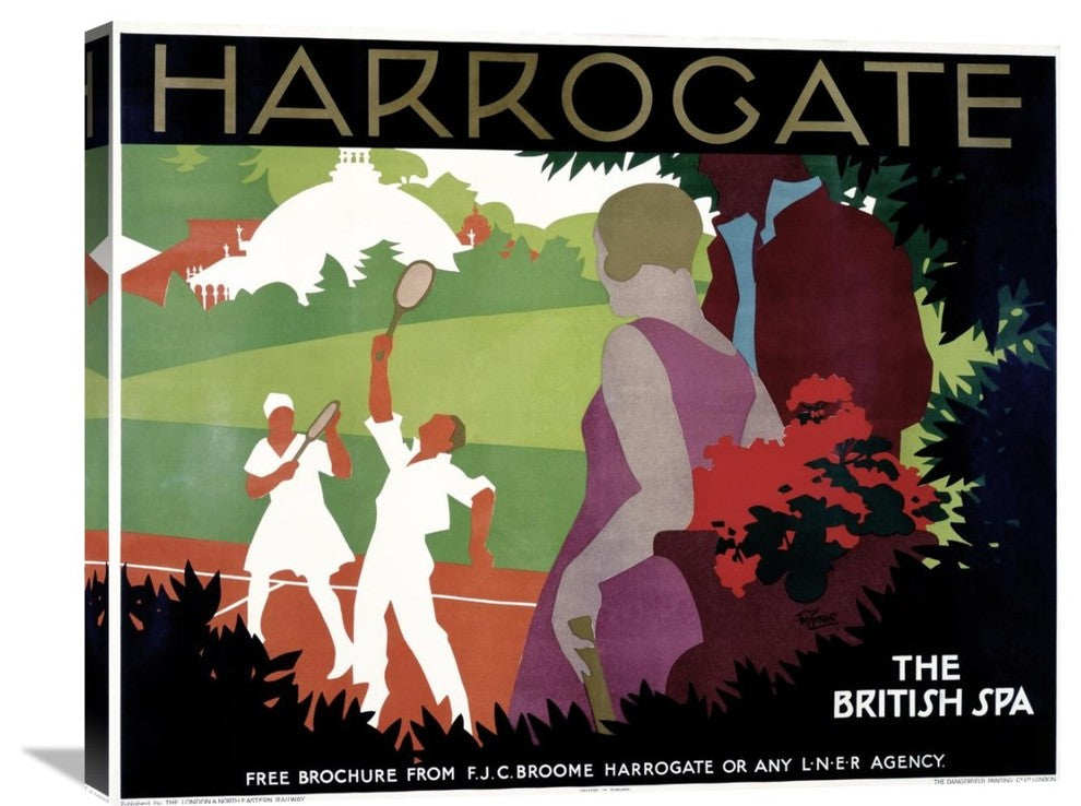 "Harrogate" Stretched Canvas Giclee by Tom Purvis, 30"x24"