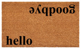 Calloway Mills Bookman Hello Goodbye Doormat, 36x72