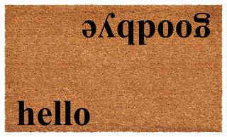 Calloway Mills Bookman Hello Goodbye Doormat, 36x72