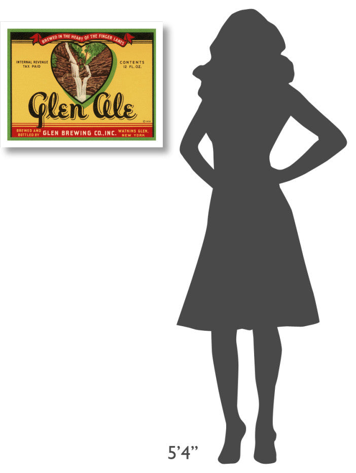 "Glen Ale" Digital Paper Print by Retrolabel, 24"x19"