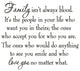 VWAQ Family Isn't Always Blood Wall Decal Saying Home Decor Stickers Quotes